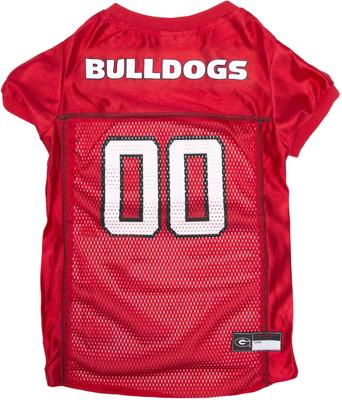 Show full view: Pets First NCAA Dog & Cat Jersey, Georgia Bulldogs, XX-Large slide 7 of 10