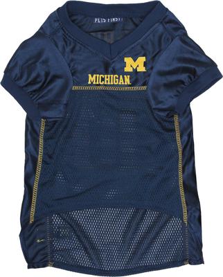 Show full view: Pets First NCAA Dog & Cat Jersey, Michigan Wolverines, 3X-Large slide 2 of 4