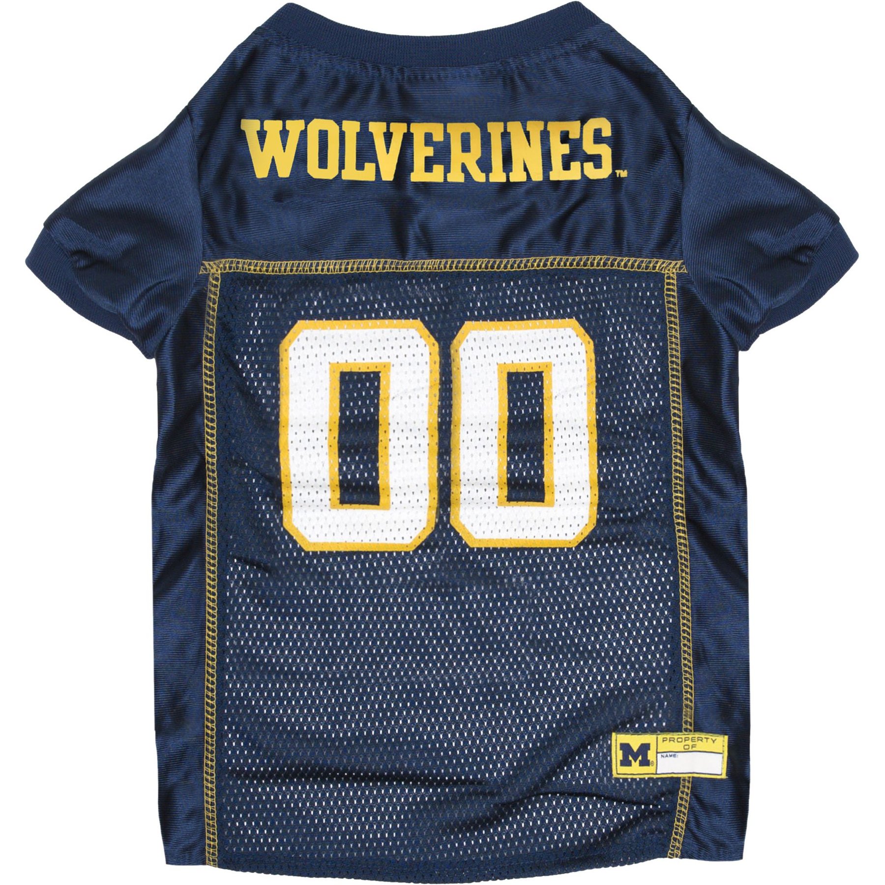 Pets First NCAA Dog & Cat Mesh Jersey, Michigan Wolverines, X-Large