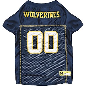 Pets First NCAA Dog & Cat Jersey, Michigan Wolverines, X-Large