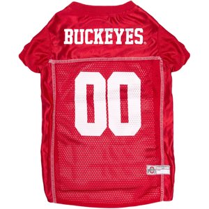 Pets First NCAA Dog & Cat Jersey, Ohio State Buckeyes, Large
