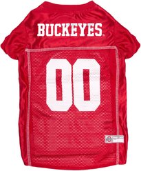 Pets First NCAA Dog & Cat Jersey, Ohio State Buckeyes, Medium