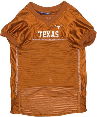 Show full view: Pets First NCAA Dog & Cat Jersey, Texas Longhorns, Small slide 4 of 10