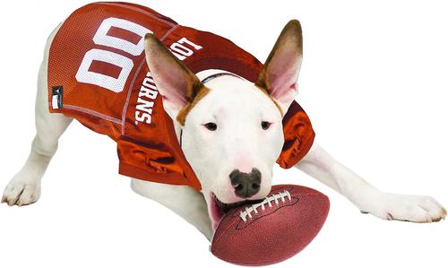 Show full view: Pets First NCAA Dog & Cat Jersey, Texas Longhorns, Small slide 5 of 10