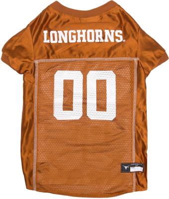 Show full view: Pets First NCAA Dog & Cat Jersey, Texas Longhorns, Small slide 7 of 10