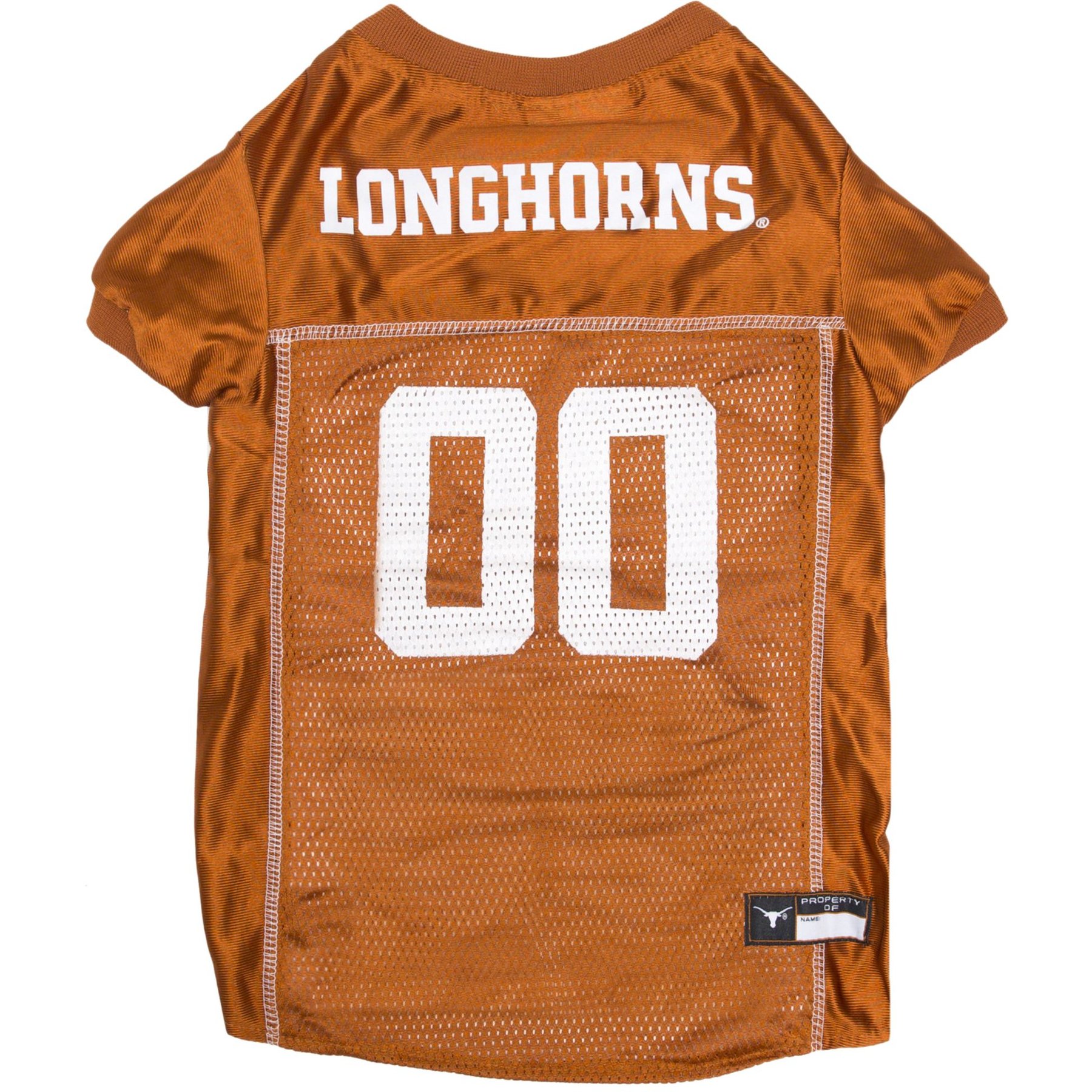 Pets First NCAA Dog & Cat Mesh Jersey, Texas Longhorns, X-Large