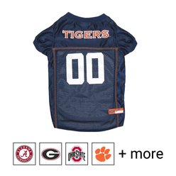 Pets First NCAA Dog & Cat Mesh Jersey, Auburn Tigers, Large