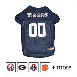 Pets First NCAA Dog & Cat Mesh Jersey, Auburn Tigers, X-Small