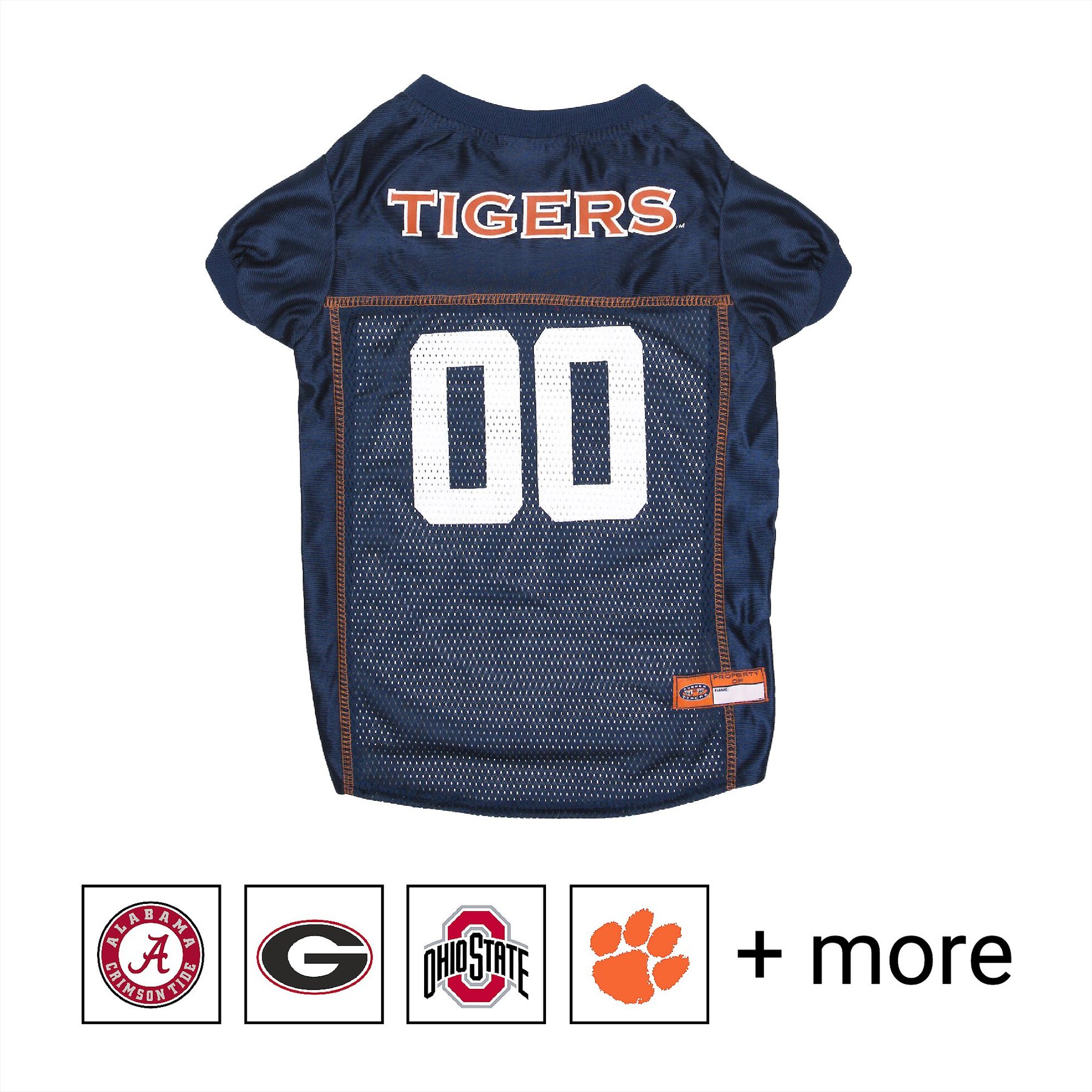 Pets First NCAA Dog & Cat Mesh Jersey, Auburn Tigers, XX-Large