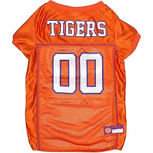 Pets First NCAA Dog & Cat Mesh Jersey, Clemson Tigers, 3X-Large