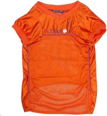 Show full view: Pets First NCAA Dog & Cat Mesh Jersey, Clemson Tigers, Medium slide 4 of 10