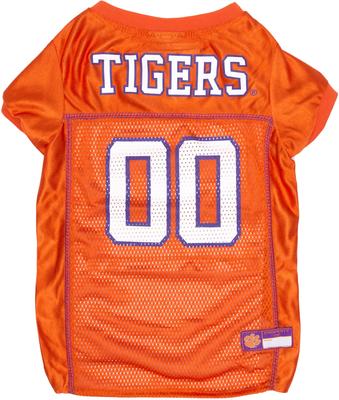 Show full view: Pets First NCAA Dog & Cat Mesh Jersey, Clemson Tigers, Medium slide 7 of 10