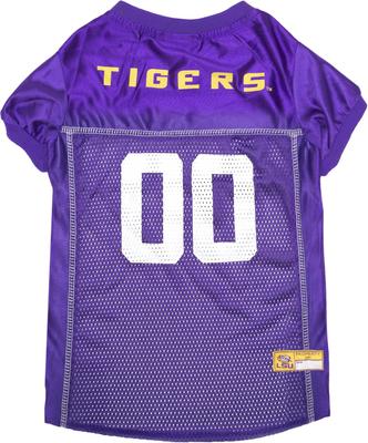 Show full view: Pets First NCAA Dog & Cat Mesh Jersey, Louisiana State Tigers, XX-Large slide 6 of 9