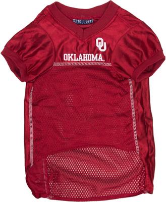 Show full view: Pets First NCAA Dog & Cat Mesh Jersey, Oklahoma Sooners, Small slide 5 of 10