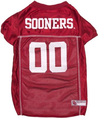 Show full view: Pets First NCAA Dog & Cat Mesh Jersey, Oklahoma Sooners, Small slide 8 of 10