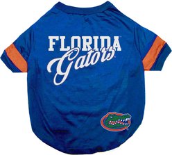 Pets First NCAA Dog & Cat Stripe T-Shirt, Florida Gators, Medium