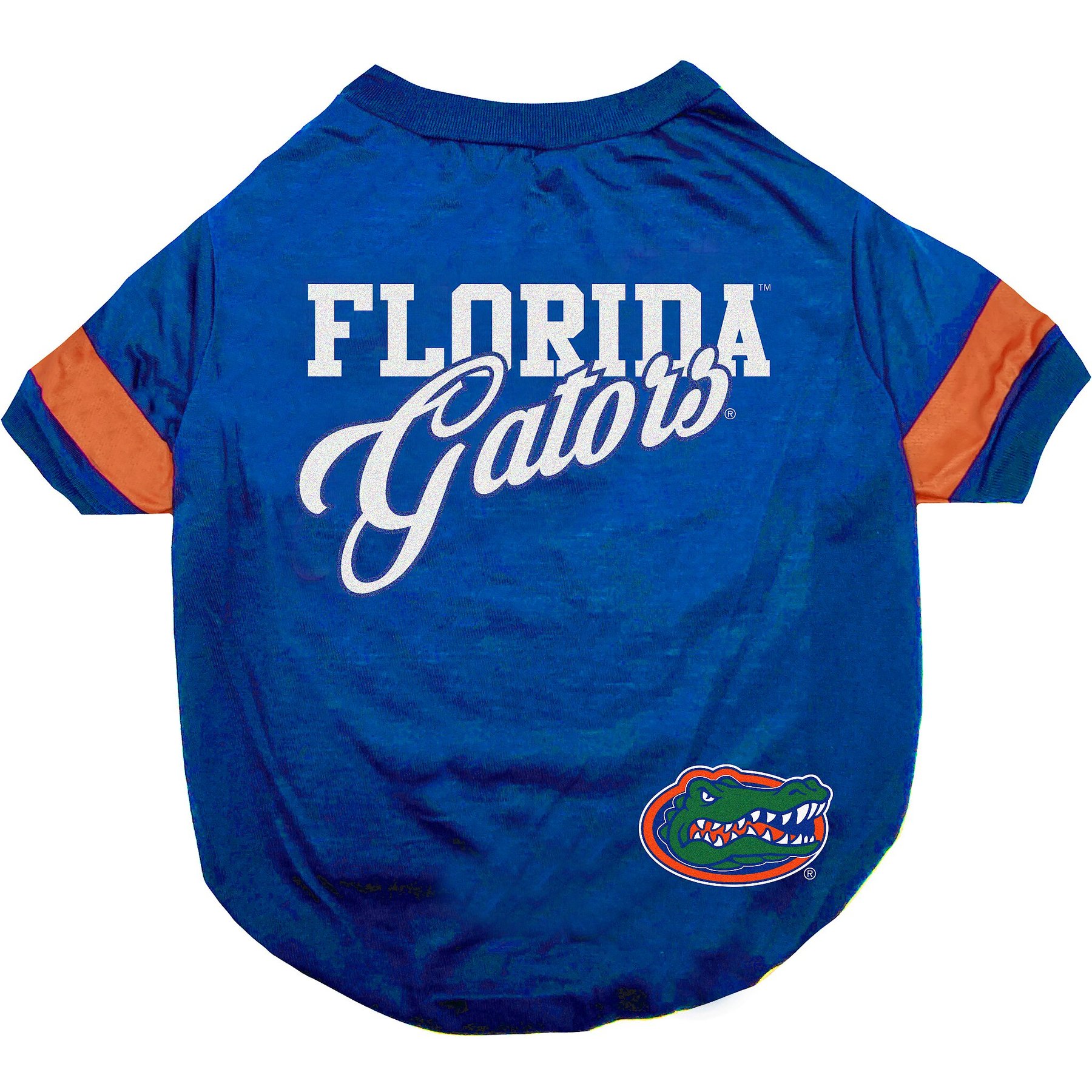 Pets First NCAA Dog & Cat Stripe T-Shirt, Florida Gators, Medium