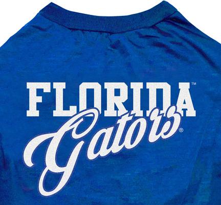 Show full view: Pets First NCAA Dog & Cat Stripe T-Shirt, Florida Gators, Medium slide 4 of 6