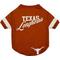 Show in main carousel: Pets First NCAA Dog & Cat Stripe T-Shirt, Texas Longhorns, Large slide 1 of 6