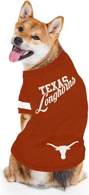 Show full view: Pets First NCAA Dog & Cat Stripe T-Shirt, Texas Longhorns, Large slide 3 of 6