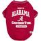 Show in main carousel: Pets First NCAA Dog & Cat T-Shirt, Alabama Crimson Tide, Medium slide 1 of 7