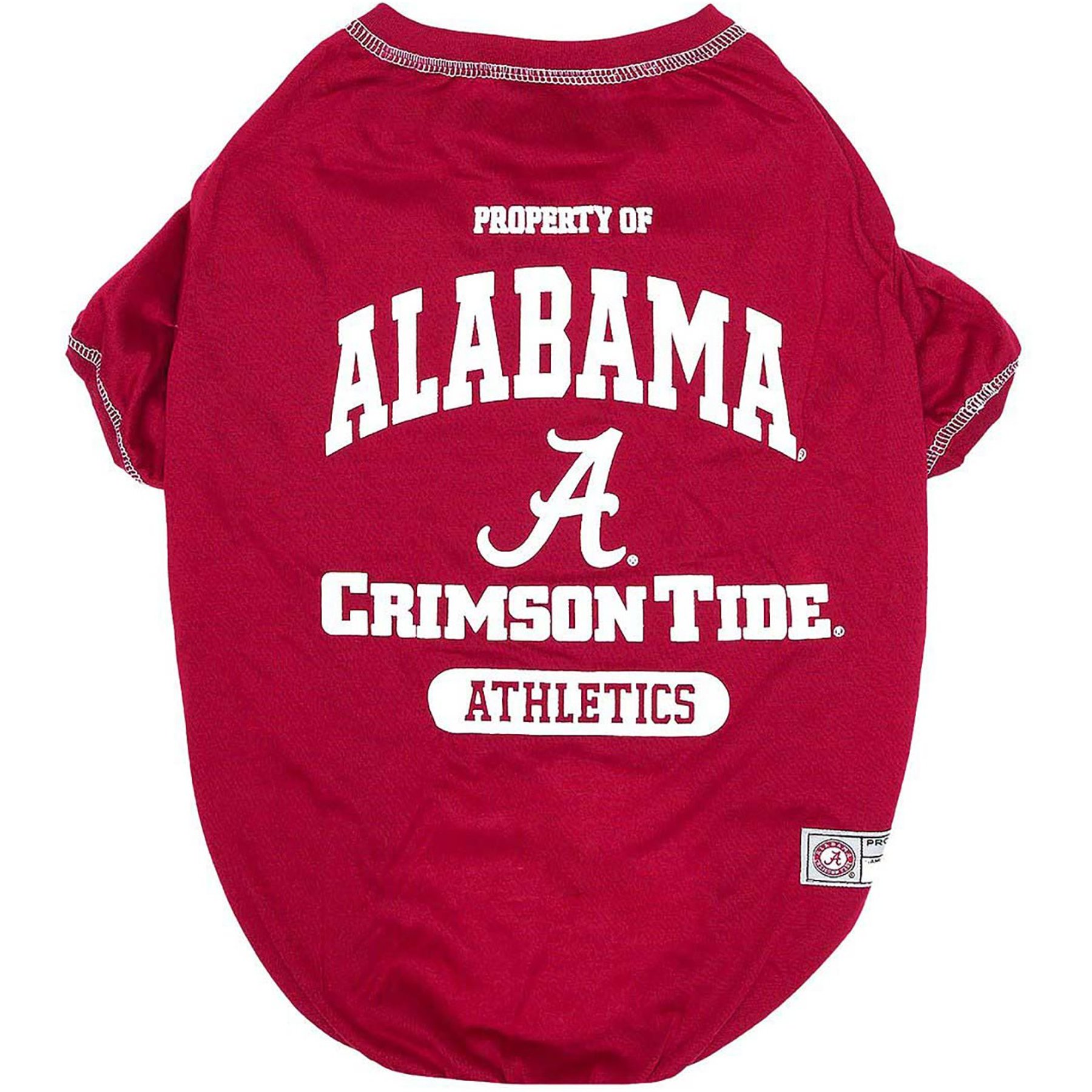 Pets First NCAA Dog & Cat T-Shirt, Alabama Crimson Tide, Small