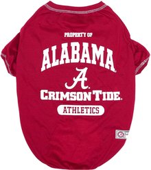 Pets First NCAA Dog & Cat T-Shirt, Alabama Crimson Tide, X-Small