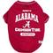Show in main carousel: Pets First NCAA Dog & Cat T-Shirt, Alabama Crimson Tide, X-Small slide 1 of 6