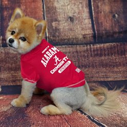 Pets First NCAA Dog & Cat T-Shirt, Alabama Crimson Tide, X-Small slide 2 of 4