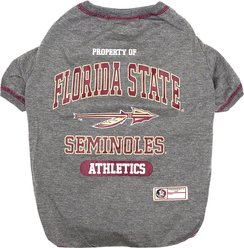 Pets First NCAA Dog & Cat T-Shirt, Florida State Seminoles, Large