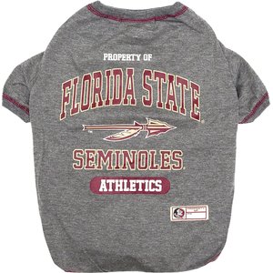 Pets First NCAA Dog & Cat T-Shirt, Florida State, Large