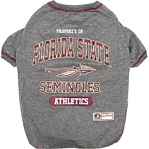 Pets First NCAA Dog & Cat T-Shirt, Florida State Seminoles, X-Small