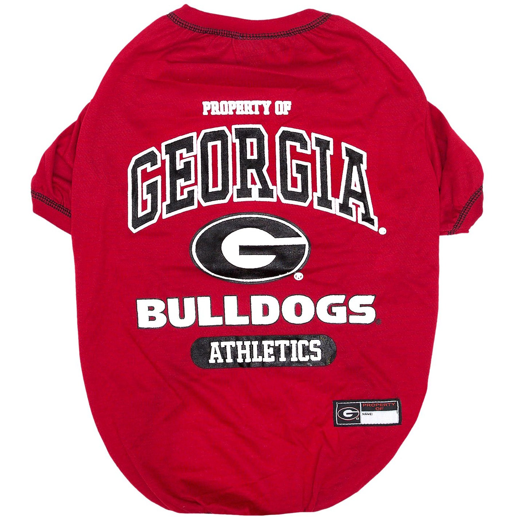 Pets First NCAA Dog & Cat T-Shirt, Georgia Bulldogs, X-Small
