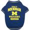 Show in main carousel: Pets First NCAA Dog & Cat T-Shirt, Michigan Wolverines, Medium slide 1 of 6