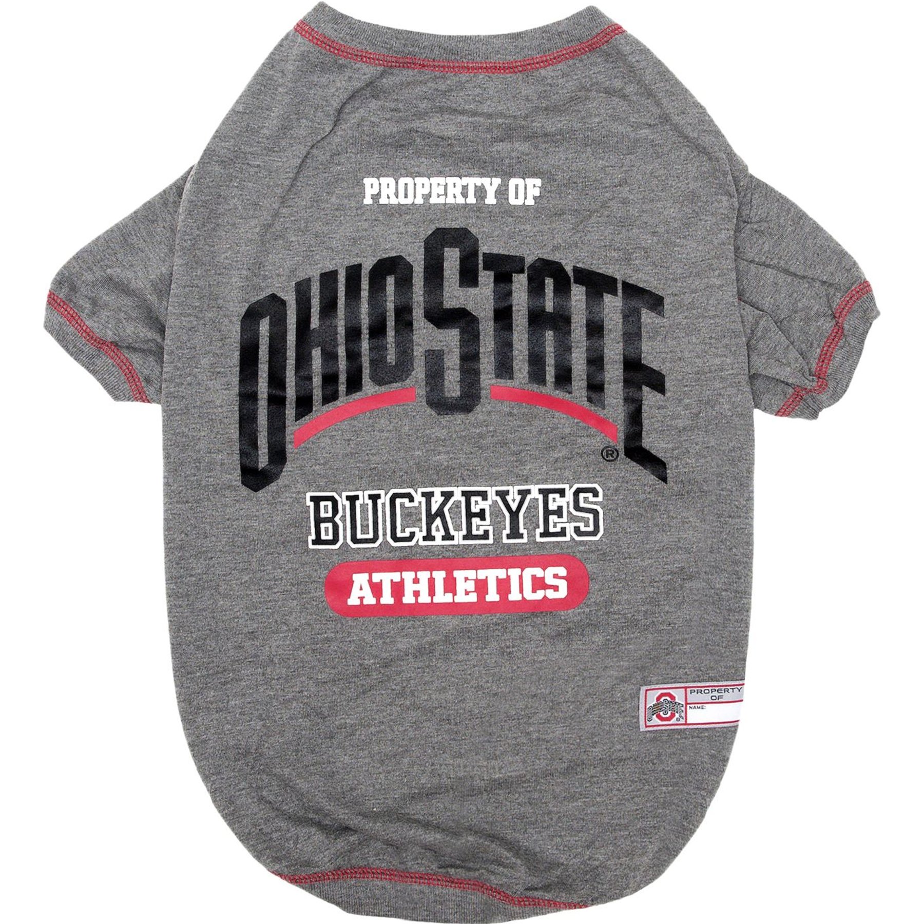 Pets First NCAA Dog & Cat T-Shirt, Ohio State Buckeyes, Small