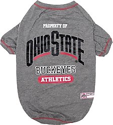 Pets First NCAA Dog & Cat T-Shirt, Ohio State Buckeyes, X-Large