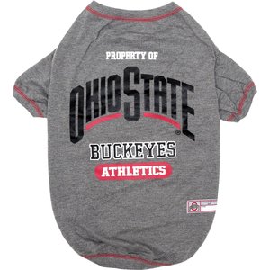 Pets First NCAA Dog & Cat T-Shirt, Ohio State Buckeyes, X-Large