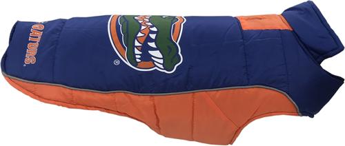 Show full view: Pets First NCAA Florida Dog & Cat Puffer Vest, Small slide 3 of 6