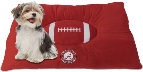 Show full view: Pets First NCAA Football Pillow Dog Bed, Alabama Crimson Tide slide 6 of 8