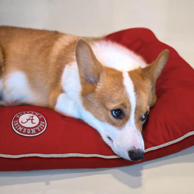 Show full view: Pets First NCAA Football Pillow Dog Bed, Alabama Crimson Tide slide 3 of 8