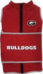Pets First NCAA Georgia Dog & Cat Soothing Solution Vest, Large