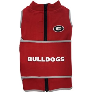 Pets First NCAA Georgia Dog & Cat Soothing Solution Vest, Medium