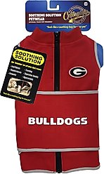 Pets First NCAA Georgia Dog & Cat Soothing Solution Vest, X-Small slide 2 of 5