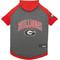 Show in main carousel: Pets First NCAA Georgia Hoodie Dog & Cat Tee Shirt, Small slide 1 of 5