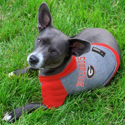 Show full view: Pets First NCAA Georgia Hoodie Dog & Cat Tee Shirt, X-Small slide 3 of 5