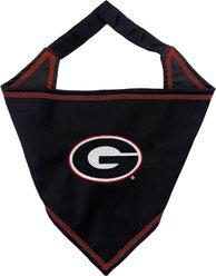 Pets First NCAA Georgia Tie Around Dog & Cat Bandana, Large/X-Large