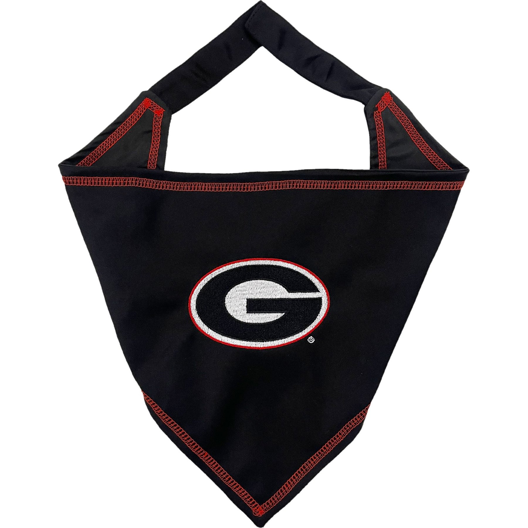 Pets First NCAA Tie Around Dog & Cat Bandana, Georgia, Small/Medium