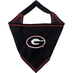 Pets First NCAA Georgia Tie Around Dog & Cat Bandana, Small/Medium