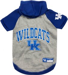 Pets First NCAA Kentucky Dog & Cat Hoodie Tee, Large