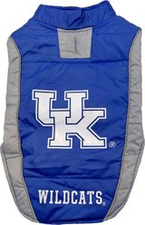 Pets First NCAA Kentucky Dog & Cat Puffer Vest, Small